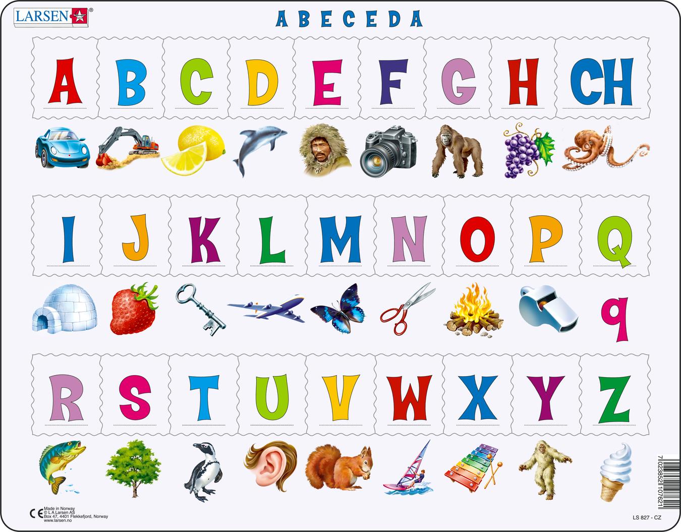 LS827 - ABC-Puzzle(27) :: Reading :: Puzzles :: Larsen Puzzles