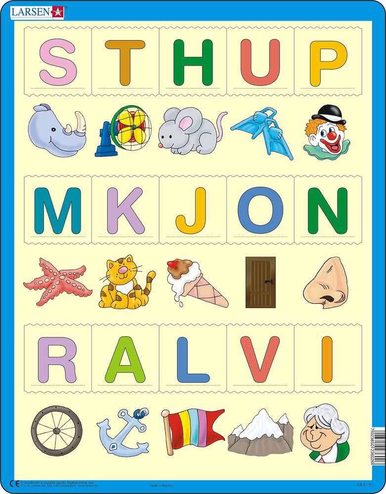 LS2 - Learn the letters :: Reading :: Puzzles :: Larsen Puzzles