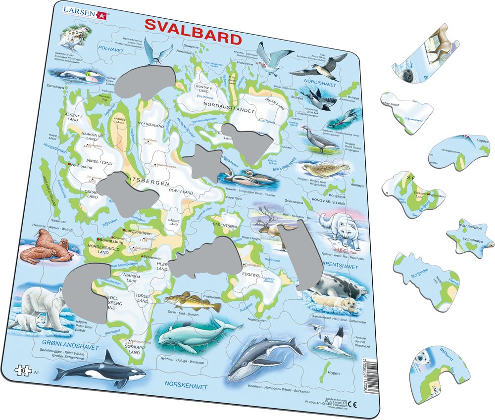 A1 - Svalbard Physical w/animals (Illustrative image 1)