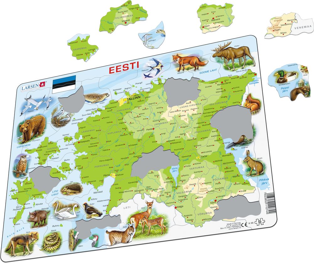 K66 - Estonia Physical with Animals (Illustrative image 1)