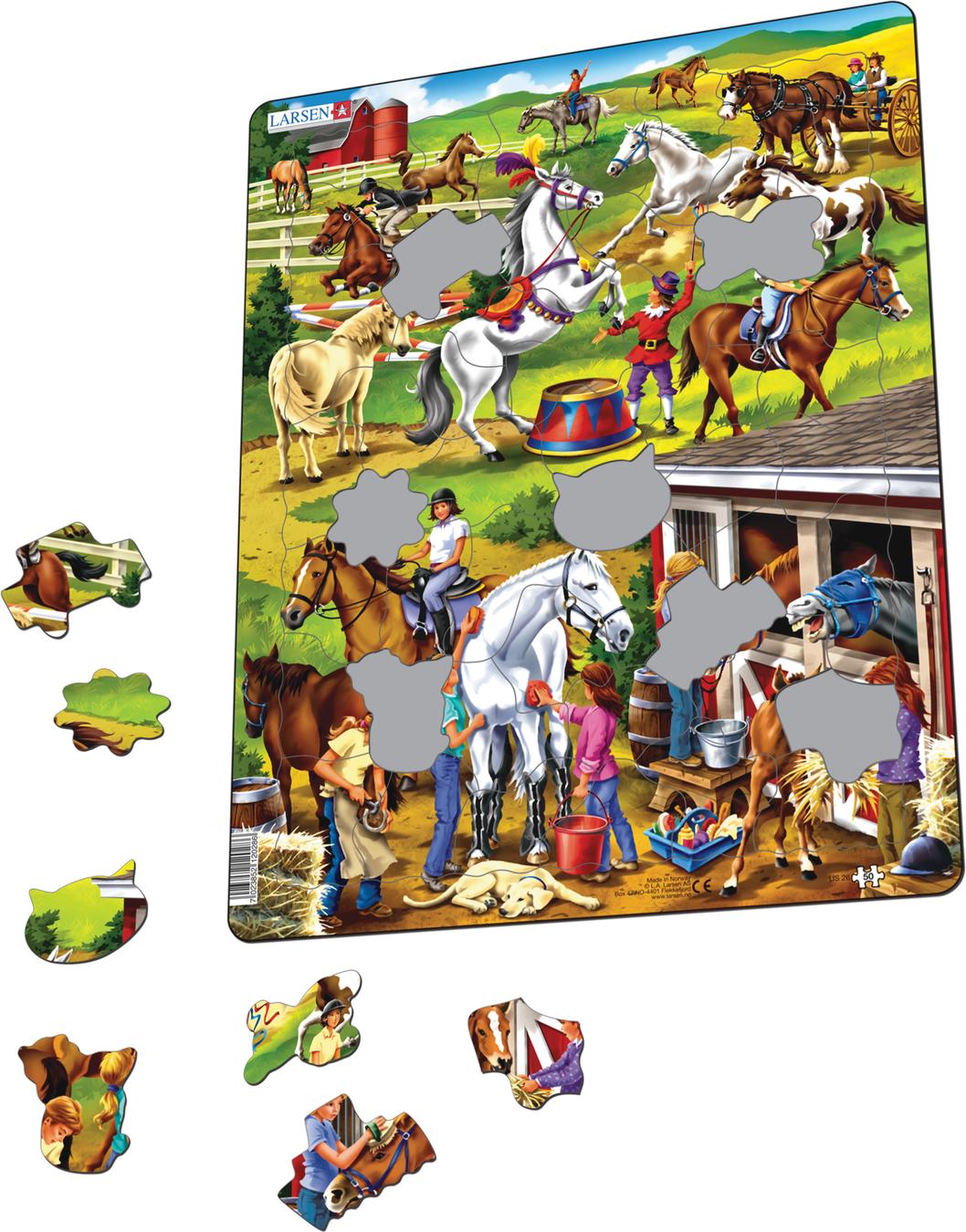 US26 - The Wide-Ranging Use and Care of Horses :: Motif :: Puzzles ...