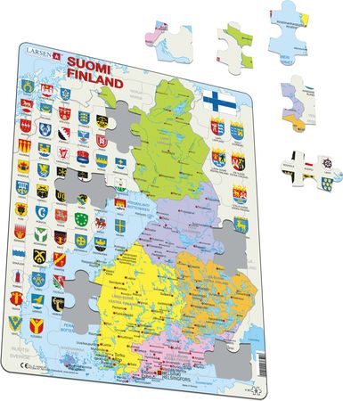 K99 - Finland Political Map