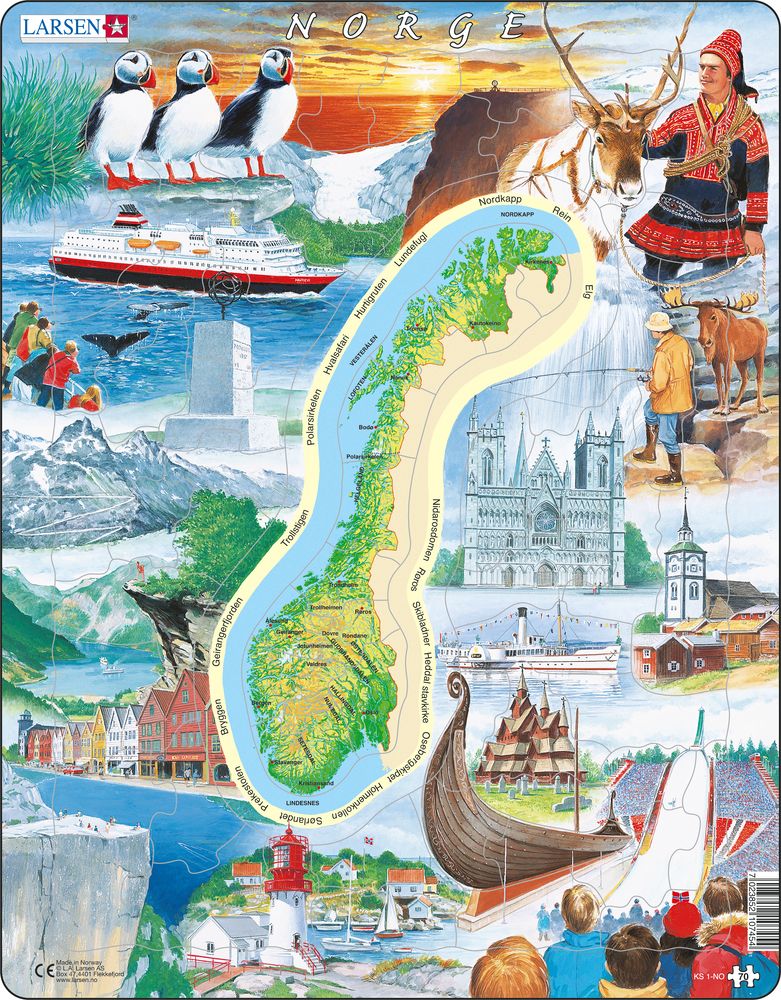 KS1 - Norway - attractions :: Travel and Souvenir :: Puzzles :: Larsen ...