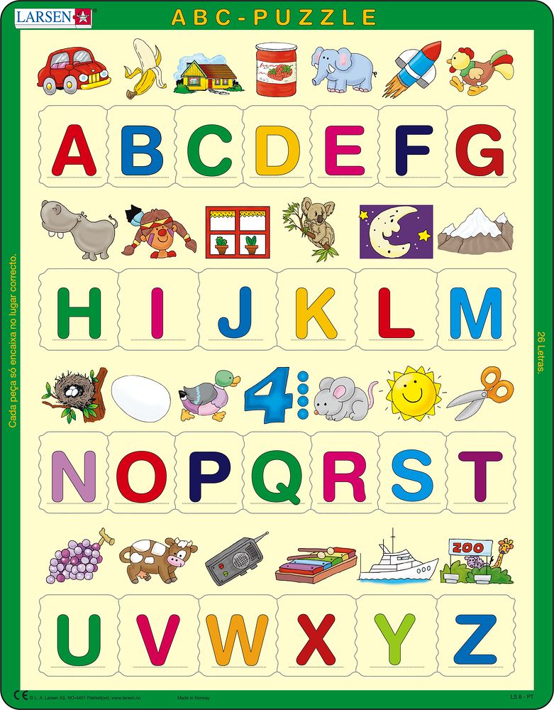 LS826 - Learn the Alphabet: 26 Upper Case Letters :: Reading :: Puzzles ...