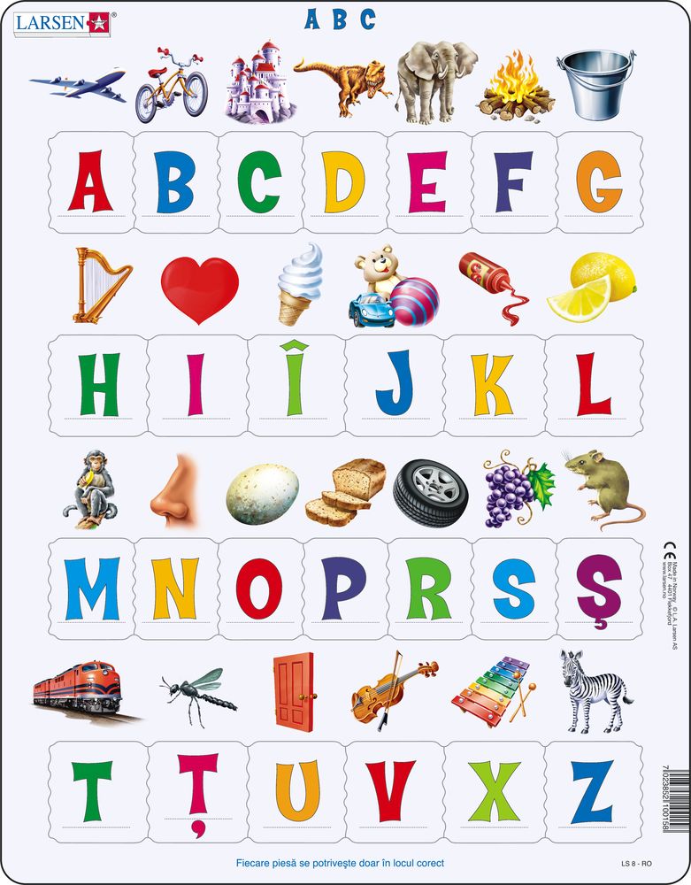 LS826 - Learn the Alphabet: 26 Upper Case Letters :: Reading :: Puzzles ...