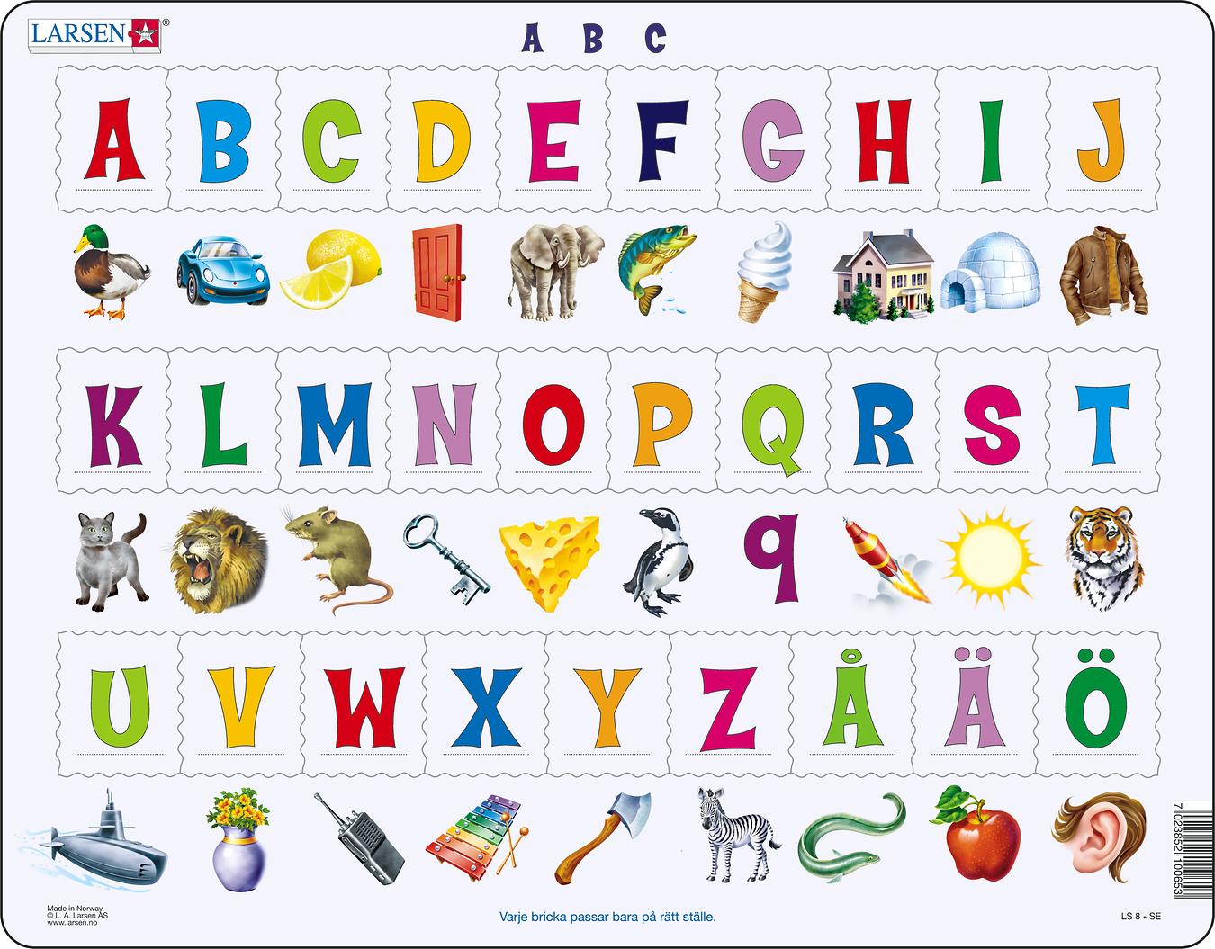 LS829 - Learn the Alphabet: 29 Upper Case Letters :: Reading :: Puzzles ...