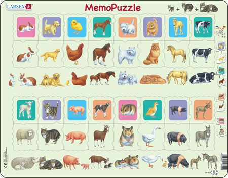 GP11 - MemoPuzzle: Dyr og deres barn